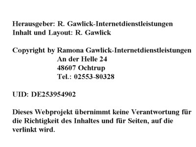 Muensterlaender.org Impressum